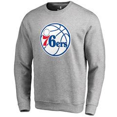 Philadelphia 76ers Primary Logo Sweatshirt - Heathered Gray shop
