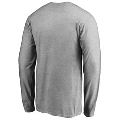 Brooklyn Nets Primary Logo Long Sleeve T-Shirt - Heather Gray for sale