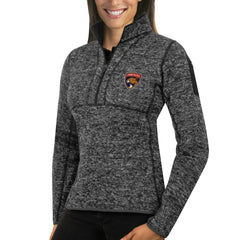 Florida Panthers Antigua Women's Fortune Half-Zip Sweatshirt - Charcoal Sweatshirts