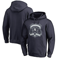 New York Yankees Police Badge Pullover Hoodie Navy