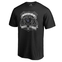 Colorado Rockies Police Badge T-Shirt Black
