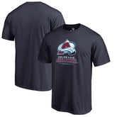 Colorado Avalanche Team Lockup T-Shirt - Navy T-shirts
