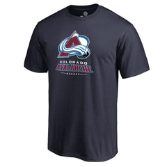 Colorado Avalanche Team Lockup T-Shirt - Navy T-shirts