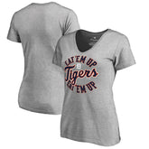 Detroit Tigers Women's Eat Em Up Hometown T-Shirt Ash