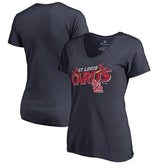 St. Louis Cardinals Women's The Cards Hometown T-Shirt Navy