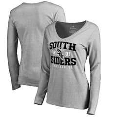 Chicago White Sox Women's South Siders Hometown Long Sleeve T-Shirt Ash