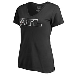 Atlanta Falcons Women's Alternate Logo T-Shirt - Black outlet