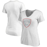 Florida Panthers Women's Whiteout V-Neck T-Shirt - White T-shirts