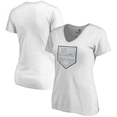 Los Angeles Kings Women's Whiteout V-Neck T-Shirt - White T-shirts