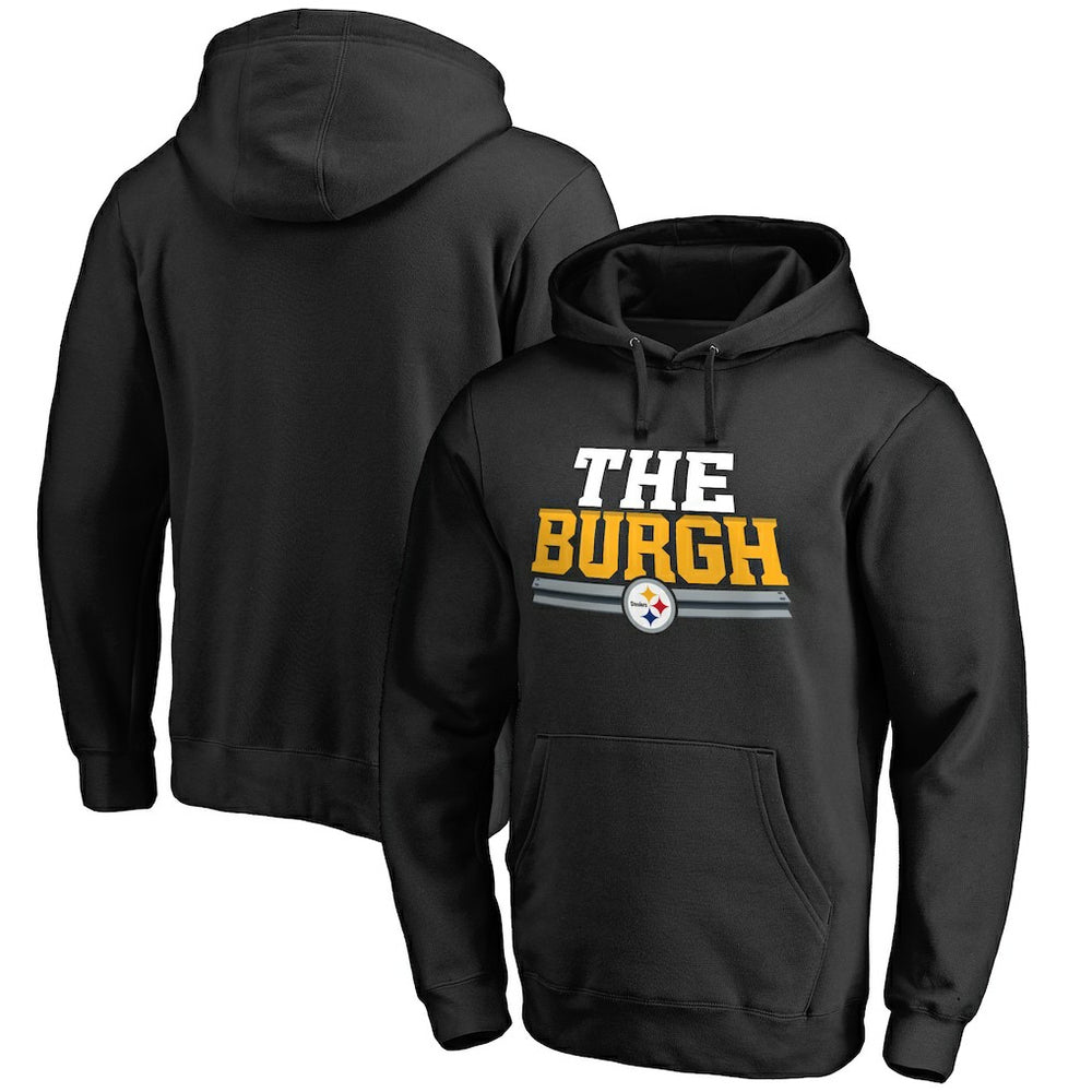 Pittsburgh Steelers Hometown Collection The Burgh Pullover Hoodie - Black cheap