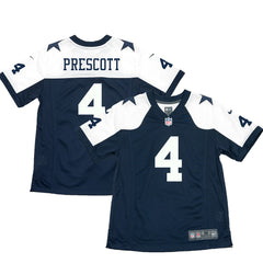 Dak Prescott Dallas Cowboys Youth Throwback Game Jersey - Navy sale