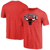 Chicago Bulls Hometown Collection Chi Town Tri-Blend T-Shirt sale - Red for sale