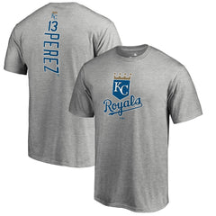 Salvador Perez Kansas City Royals Backer T-Shirt Ash