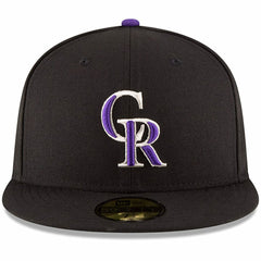 Colorado Rockies Authentic Collection ON Field 59FIFTY Structured Hat Black