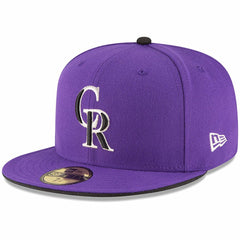 Colorado Rockies Authentic Collection ON Field 59FIFTY Structured Hat Purple