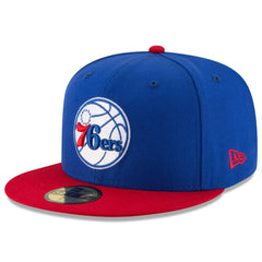 Philadelphia 76ers Team Color 2Tone 59FIFTY Fitted Hat - Royal/Red online