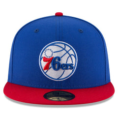Philadelphia 76ers Team Color 2Tone 59FIFTY Fitted Hat - Royal/Red online
