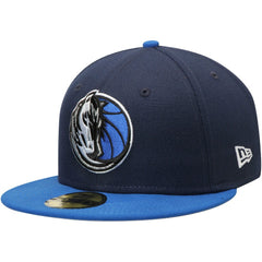 Dallas Mavericks Team Color 2Tone 59FIFTY Fitted Hat sale - Navy/Blue outlet