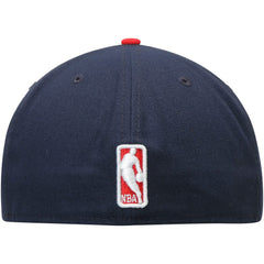 New Orleans Pelicans Team Color 2Tone 59FIFTY Fitted Hat - Navy/Red for sale