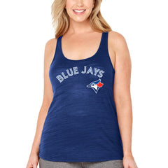 Toronto Blue Jays Soft as a Grape Women's Plus Size Swing for the Fences Racerback Tank Top Royal