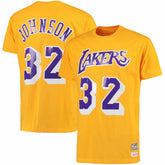 Magic Johnson Los Angeles Lakers Hardwood Classics Retro Name & Number T-Shirt - Gold online