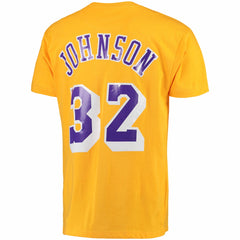 Magic Johnson Los Angeles Lakers Hardwood Classics Retro Name & Number T-Shirt - Gold online