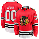 Chicago Blackhawks Fanatics Home Breakaway Custom Jersey - Red Jerseys