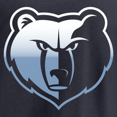 Memphis Grizzlies Gradient Logo Long Sleeve T-Shirt - Navy for sale
