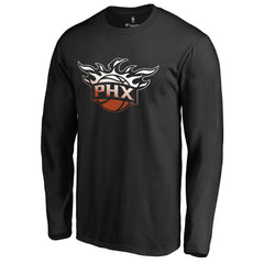 Phoenix Suns Gradient Logo Long Sleeve T-Shirt - Black for sale