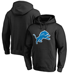 Detroit Lions Primary Logo 2 Pullover Hoodie - Black cheap