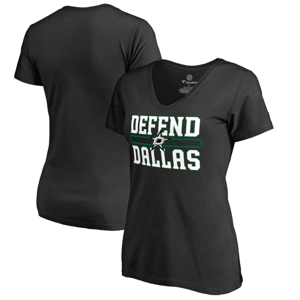 Dallas Stars Women's Hometown Collection Defend T-Shirt - Black T-shirts