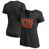 Philadelphia Flyers Women's Hometown Collection Defend T-Shirt - Black T-shirts