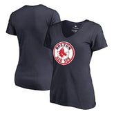 Boston Red Sox Women's Cooperstown Collection Forbes T-Shirt Navy