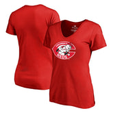 Cincinnati Reds Women's Cooperstown Collection Forbes T-Shirt Red