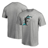 Miami Marlins Cooperstown Collection Forbes T-Shirt Ash
