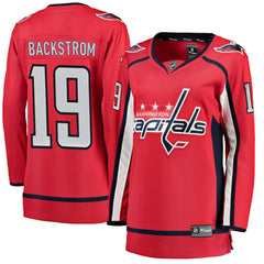 Nicklas Backstrom Washington Capitals Fanatics Women's Home Breakaway Jersey - Red Jerseys