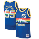 Dikembe Mutombo Denver Nuggets 1991/92 Hardwood Classics Swingman Jersey sale - Blue online