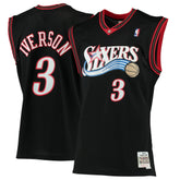 Allen Iverson Philadelphia 76ers 2000/01 Hardwood Classics Swingman Jersey sale - Black sale
