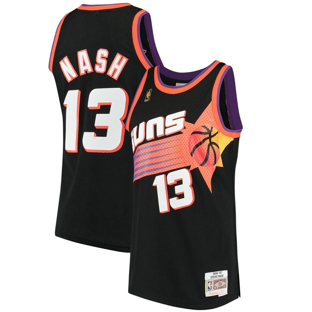 Steve Nash Phoenix Suns 1996/97 Hardwood Classics Swingman Jersey - Black shop