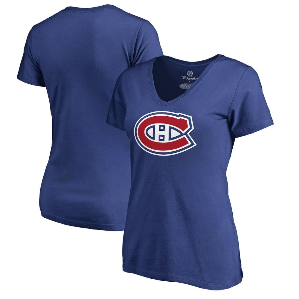 Montreal Canadiens Women's Primary Logo T-Shirt - Royal T-shirts