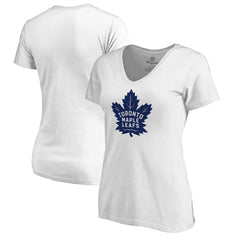 Toronto Maple Leafs Women's Primary Logo T-Shirt - White T-shirts