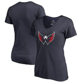 Washington Capitals Women's Primary Logo T-Shirt - Navy T-shirts