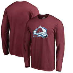 Colorado Avalanche Primary Logo 2 Long Sleeve T-Shirt - Maroon T-shirts
