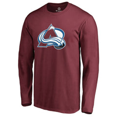 Colorado Avalanche Primary Logo 2 Long Sleeve T-Shirt - Maroon T-shirts