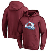 Colorado Avalanche Primary Logo Pullover Hoodie II - Burgundy Hoodies