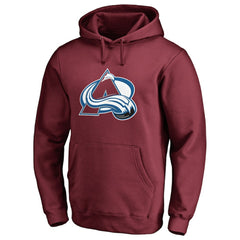 Colorado Avalanche Primary Logo Pullover Hoodie II - Burgundy Hoodies