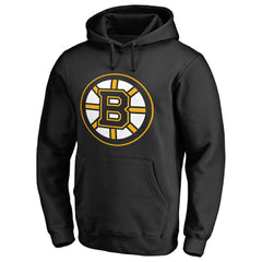 David Pastrnak Boston Bruins Backer Pullover Hoodie - Black Hoodies