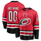 Carolina Hurricanes Fanatics Alternate Breakaway Custom Jersey - Red Jerseys