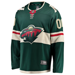 Minnesota Wild Fanatics Home Breakaway Custom Jersey - Green Jerseys