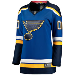 St. Louis Blues Fanatics Women's Home Breakaway Custom Jersey - Blue Jerseys
